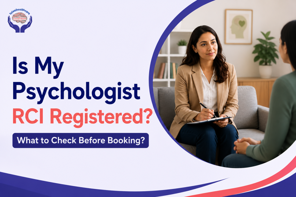 RCI-registered psychologist in Delhi